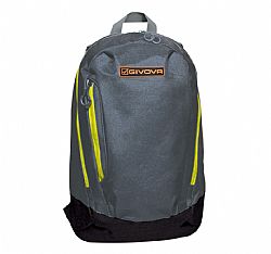 GIVOVA ZAINO POCKET GREY SCURO/YELLOW FLUO