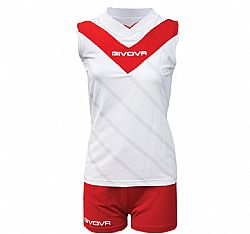 GIVOVA KIT VOLLEY WHT/RED