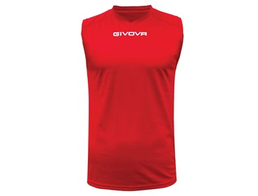 GIVOVA SHIRT SLEEVELESS ONE RED