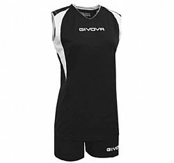 GIVOVA KIT VOLLEY BLK/WHT