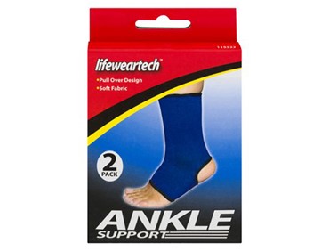 2-PACK ANKLE SUPPORT 8.5cm X 8.5cm