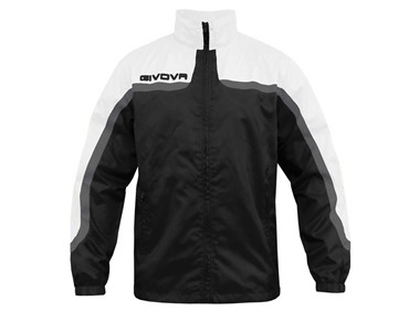 RAIN JACKET ASIA BLK/WHT