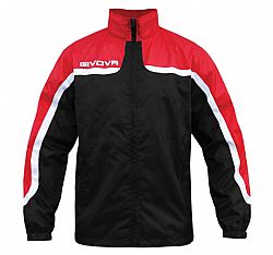 RAIN JACKET ASIA BLK/RED