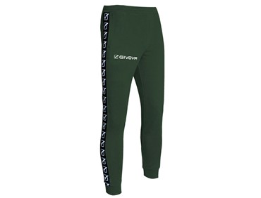 GIVOVA PANTALONE TRICOT GREEN MILITARE