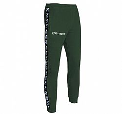 GIVOVA PANTALONE TRICOT GREEN MILITARE