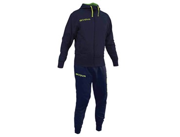 GIVOVA TRACKSUIT POKER NAV/FLUO YELL