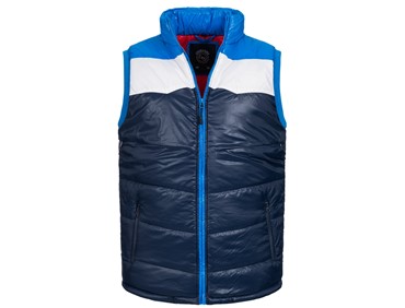 LEMON & SODA BODYWARMER CONTRAST NAV/ROY/WHT