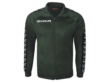 GIVOVA GIACCA TRICOT BAND VERDE MILITARY