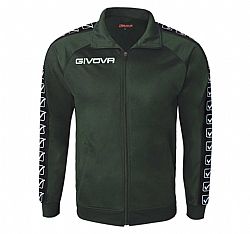 GIVOVA GIACCA TRICOT BAND VERDE MILITARY