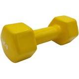LIGA VINYL DUMBBELL 3KG YELLOW