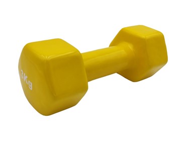 LIGA VINYL DUMBBELL 3KG YELLOW