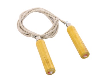 WOOD HANDLE ROPE COTTON ROPE 2.74M