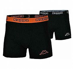 KAPPA BOXERS 2-PACK BLK/ORA