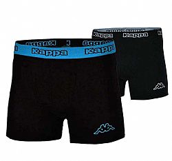 KAPPA BOXERS 2-PACK BLK/BLU SEA