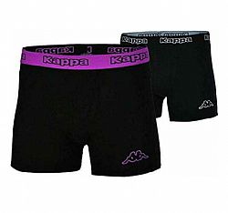 KAPPA BOXERS 2-PACK BLK/VIOL