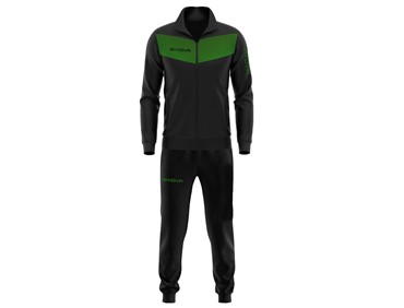 GIVOVA TUTA VISA ALL BLK/GREEN
