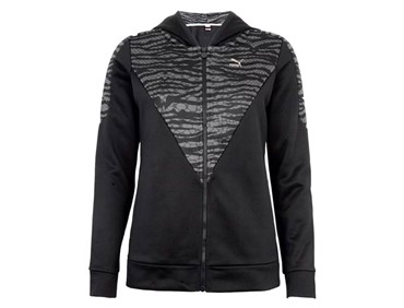 PUMA PRINTED ZIP HOODIE