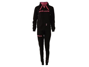 GIVOVA W TRACKSUIT PAILLETTES BLK/FUX