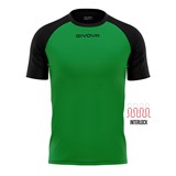 GIVOVA CAPO SHIRT MC GREEN/BLK