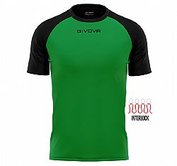 GIVOVA CAPO SHIRT MC GREEN/BLK