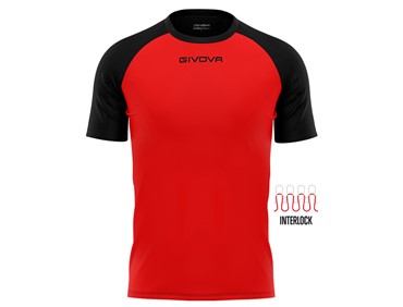 GIVOVA CAPO SHIRT MC RED/BLK
