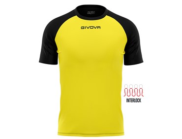 GIVOVA CAPO SHIRT MC YELLOW/BLK
