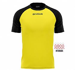 GIVOVA CAPO SHIRT MC YELLOW/BLK