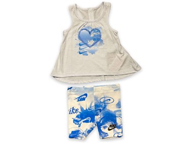 NIKE TANK & BIKE SHORT SET