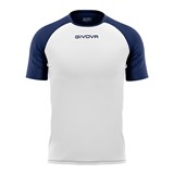 GIVOVA CAPO SHIRT MC WHT/NAV
