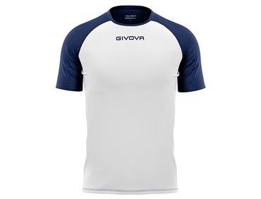 GIVOVA CAPO SHIRT MC WHT/NAV