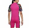 NIKE SHORT SLEEVE ZIP LEG