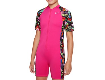 NIKE SHORT SLEEVE ZIP LEG