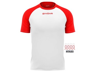 GIVOVA CAPO SHIRT MC WHT/RED