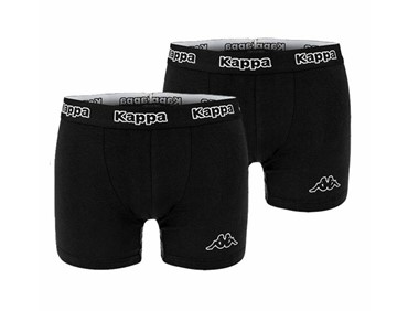 KAPPA BOXERS 2-PACK BLK/BLK