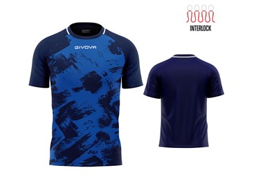 GIVOVA SHIRT ART INERLOCK ROY/NAV