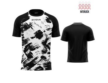 GIVOVA SHIRT ART INERLOCK BLK/WHT
