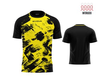 GIVOVA SHIRT ART INERLOCK YEL/BLK