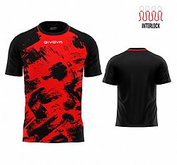 GIVOVA SHIRT ART INERLOCK RED/BLK