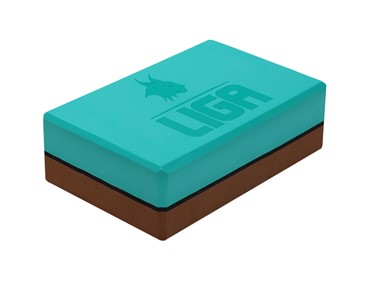 LIGA YOGA BLOCK GREEN/BROWN