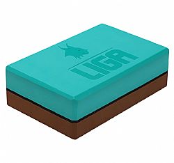 LIGA YOGA BLOCK GREEN/BROWN