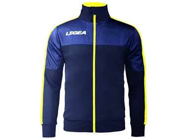 LEGEA GIACCA CARACAS FZ NAV/YEL FL
