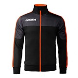 LEGEA GIACCA CARACAS FZ BLK/ORA FL