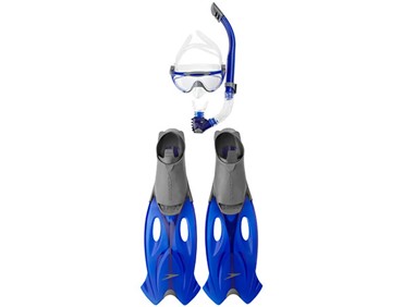 SPEEDO GLIDE MASK SNORKEL FIN SET AU GR