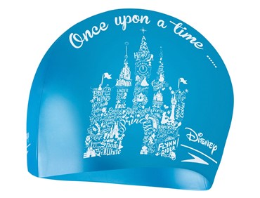 SPEEDO SLOGAN PRT CAP JU BLU/WHT