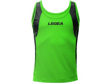 LEGEA CANOTTA CORFU GREEN FL/BLK