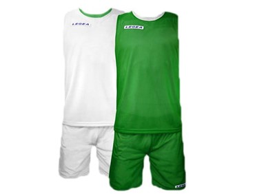 LEGEA KIT DOUBLE GREEN/WHT
