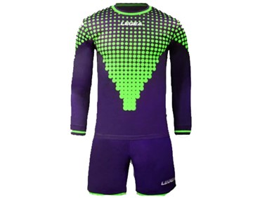 LEGEA KIT PORTIERE ALLIANZ VIOLA/GREEN