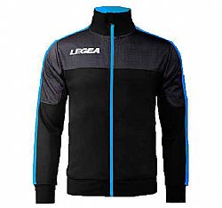 LEGEA GIACCA CARACAS FZ BLK/CEL FL