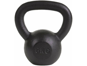 CAST IRON KETTLEBELL-6KG