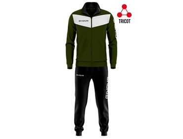 GIVOVA TRACKSUIT VISA ARMY GREEN/BLK